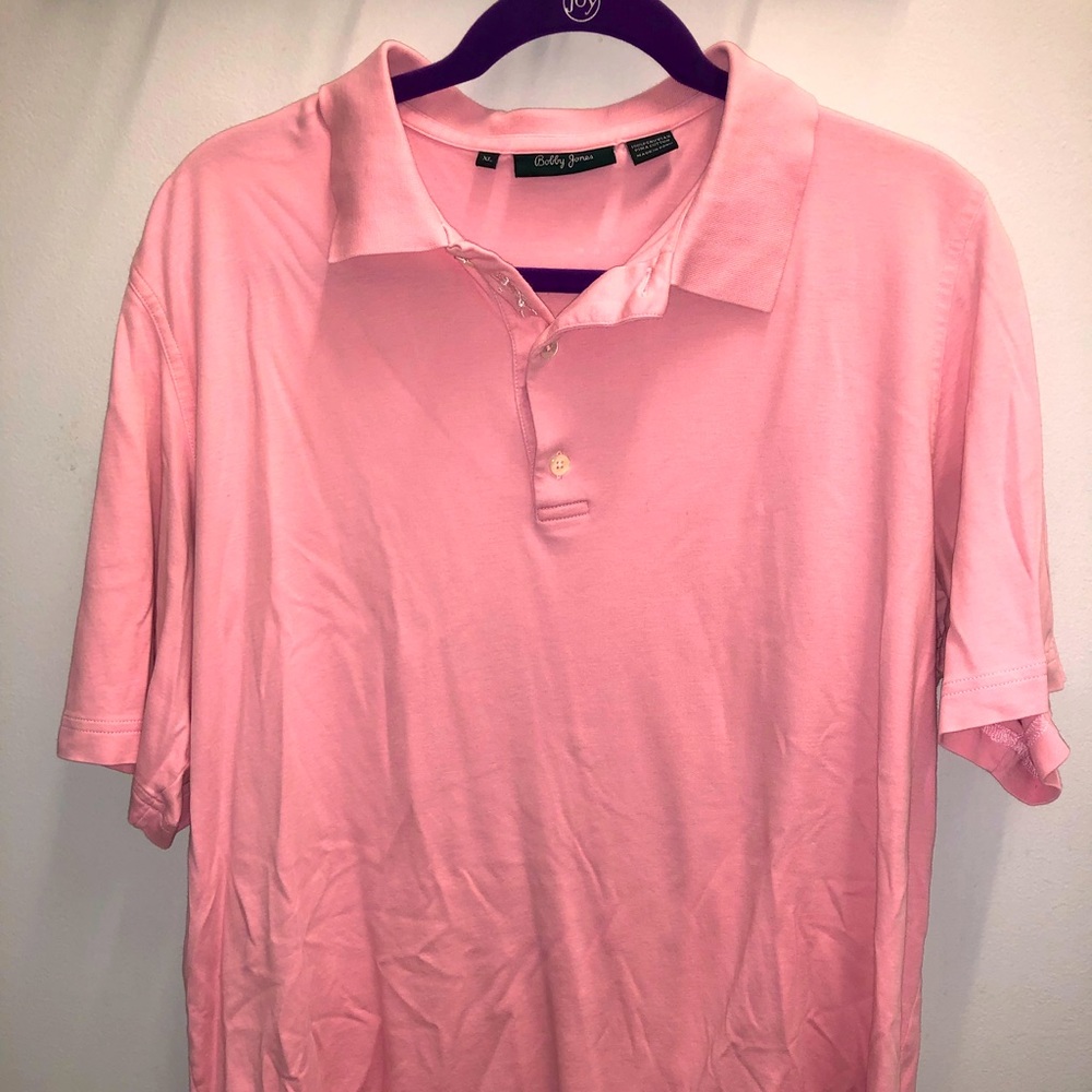 Pink Mens Bobby Jones Polo